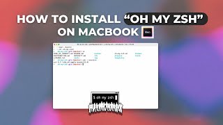 How to Install quotOh My Zshquot on Macbook M3 Chip [upl. by Keary]