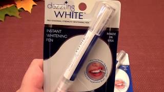 Dazzling White Instant Whitening Pen for Teeth WhiteningREVIEW [upl. by Akinom]