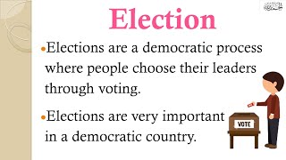 Essay on Election 20 Lines on Election essayeasytolearnandwrite electionimrankhanvotepolitics [upl. by Okeim]