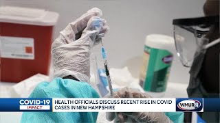 Health officials discuss recent rise in COVID19 cases in NH [upl. by Elletnohs910]