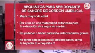 Donación de sangre de cordón umbilical en la Comunidad de Madrid [upl. by Winson]