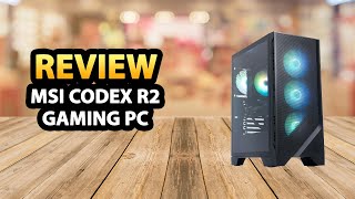 MSI Codex R2 Gaming Desktop PC ✅ Review [upl. by Enitnemelc]