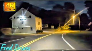 A 4K drive at night from Montville NJ driving drive paterson [upl. by Hutton418]