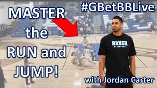 GBetBBLive MASTER the Run and Jump Press with Coach Jordan Carter [upl. by Seni802]