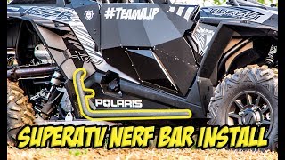 Polaris RZR SuperATV Nerf Bar Installation  How to DIY Video TeamAJP [upl. by Ferrel]