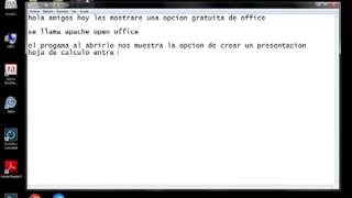 TUTORIAL OPEN OFFICE 4 0 1 [upl. by Eniamor]