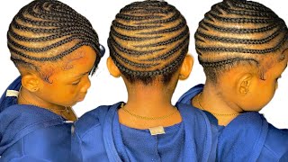 How To MakeWeave Police Cap Student Hairstyle… [upl. by Diaz]