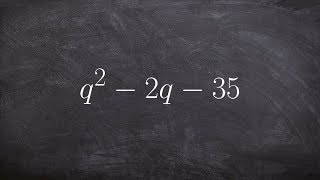 How to factor a trinomial into two factors [upl. by Loyce537]