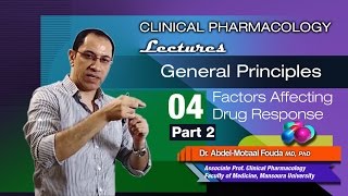 General Principles of Pharmacology Ar  04  variation in drug response  Part2 [upl. by Stortz425]