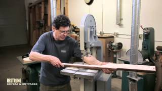 How to Build a Bass Guitar  Step 6  Sculpting the Neck on a Bandsaw [upl. by Isawk63]