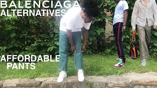 BALENCIAGA ALTERNATIVES  AFFORDABLE PANTS [upl. by Jed155]