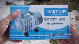 Hailea Aco318 air pump [upl. by Ybroc]