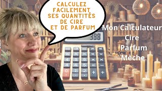 Comment calculer la quantité de cire et de parfum dans une bougie [upl. by Pattin7]