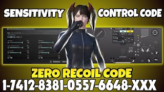 NEW UPDATE 35🔥BEST SENSITIVITY CODE CONTROL SETTINGS BGMIPUBG MOBILE [upl. by Lavona250]