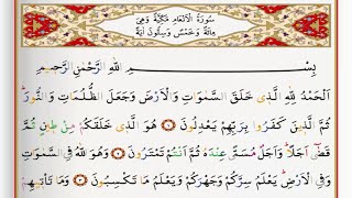 Surah Al Anam  Saad Al Ghamdi surah anaam with Tajweed [upl. by Salome]