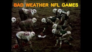 Incredible Bad Weather NFL Game Highlights1975 And 1974 [upl. by Tien]