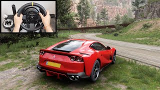 Forza Horizon 5 Driving Like A BOSS Thrustmaster TX Steering Wheel Ferrari 812 Superfast Gameplay [upl. by Hesler747]