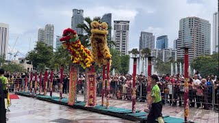 Lion Dance  KL  Suria KLCC  Malaysia liondance suriaklcc malaysia kl [upl. by Yxel]