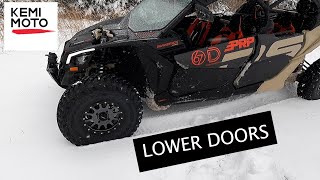 KEMIMOTO Lower Door Panel Kit  Am Maverick X3 MAX  INSTALL amp REVIEW [upl. by Leinahtan]