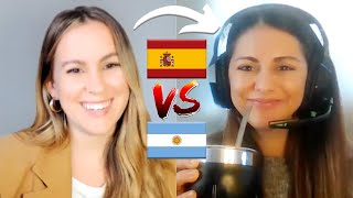 Spain VS Argentina Different Accents and Vocabulary [upl. by Nalliuq]