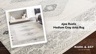 Ajax Rustic Medium Gray Area Rug [upl. by Niowtna251]