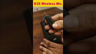 K35 Wireless Microphone shorts  Mic For Youtubers  Dual Receivers  DSLR Camera Mic [upl. by Zingg]