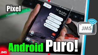 COMO DEIXAR O VISUAL DO SEU ANDROID PURO e Mais Rápido [upl. by Nyrtak849]