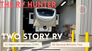 30 Second  TWO STORY 5 Slide 5th Wheel Tour  2022 Salem Hemisphere 378FL  The RV Hunter [upl. by Nilde]