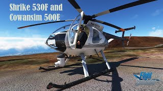 Microsoft Flight Simulator Shrike 530F And Cowansim 500E [upl. by Lilac]