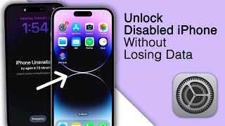 How to Unlock Disabled iPhone Without Losing Data 2024 [upl. by Yllrebmik]