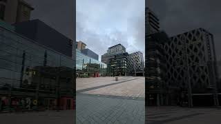 Central View of Media City UK 🇬🇧 shortvideo mediacityuk manchester unitedkingdom [upl. by Apfel711]