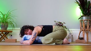 25 MIN YOGA FOR YOUR PERIOD  gentle yoga for menstruation [upl. by Htebazil344]