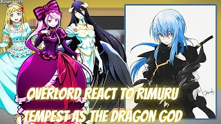 Overlord React To Rimuru Tempest As The Dragon God  Gacha Reaction  Veldanava x Renner [upl. by Nnyroc]