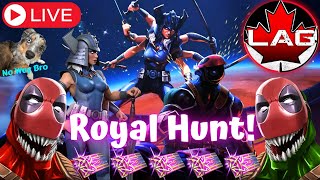 Spirals Royal Hunt Begins Exclusive Rare HENCHPOOL Champions Banquet Tickets Both Accounts MCOC [upl. by Enened494]