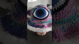 Crochet Cat Hat viral crochet handmade edm festival festival viral foryou fypシ fyp tiktok [upl. by Acinhoj]