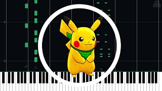 Ludicolo Dance  Pokémon Mystery Dungeon Explorers of Sky  Intermediate Piano Tutorial [upl. by Seldun]