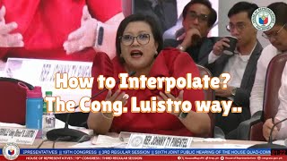 INTERPOLATE THE CONG JINKY LUSITRO WAY I QUADCOM HEARING ON POGO [upl. by Attecnoc]