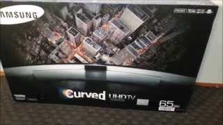 Unboxing Samsung 65 inch 4k TV UE65HU8505Q [upl. by Lerat]