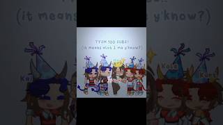 TYSM FOR 100 SUBS AAAHH  tysmfor100subs 100special gacha gl2 capcut gachalife2 [upl. by Verney]