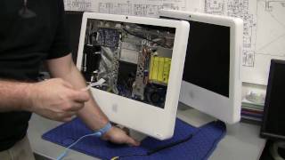 How toTake Apart an iMac  Part 1 Remove Front Panel [upl. by Negris320]