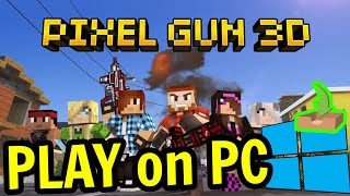 🎮 How to PLAY  Pixel Gun 3D  on PC ▶ DOWNLOAD and INSTALL Usitility2 [upl. by Astor53]