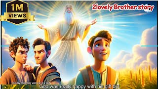 2 lovely brother story  A love of Beautyfull Girl  Ai kids story  Ai Cartoon mr khabri [upl. by Adnav]