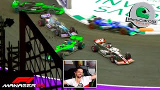 POLÉMICAS y CAOS en Jeddah😱 Temporada 2  F1 MANAGER 24 25  Pescarolo Sport💚 [upl. by Aisyla]