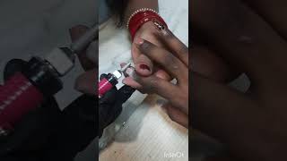 nails drill machines use nails me drill machines kaise chalaye cuttingdiscs nailart [upl. by Ivetts]