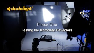 dedolight demonstration of remote dmx control of reflectors [upl. by Hanako]