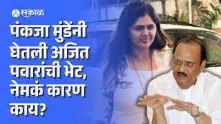 Vidhan Sabha Election बीडमधल्या जागांसाठी हालचाली वाढल्या Pankaja Munde यांनी घेतली दादांची भेट [upl. by Mella]