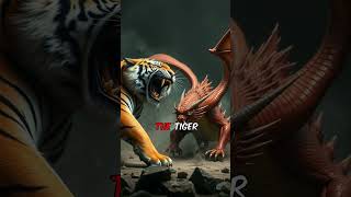 Dragon vs Tiger Who Wins Tiger or Dragon Dragon attacks first and then [upl. by Katalin]