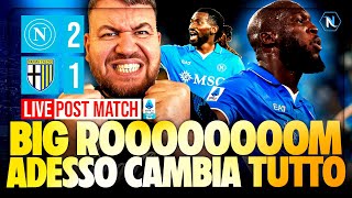 🔴 NAPOLI  PARMA 2  1 postpartita seriea ⚽ live [upl. by Parrish485]