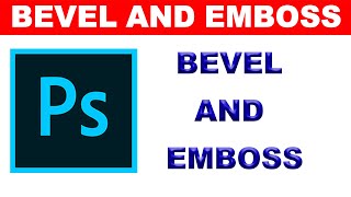 How to use Bevel and Emboss in Photoshop  Photoshop Basics  Photoshop Tutorial [upl. by Mckinney]