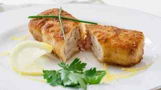 How to Make Chicken Cordon Bleu Recipe  Stuffed Chicken Breast [upl. by Aaberg]